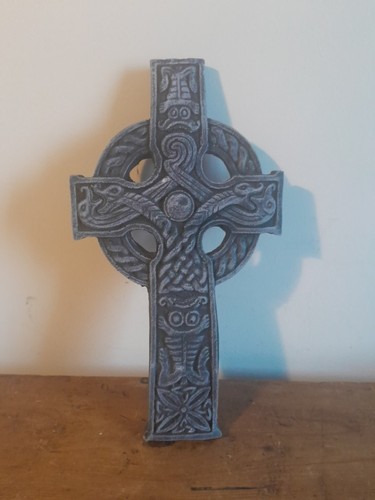 Celtic cross hanging stone - hanging,
