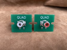 Pair of QUAD II Plug to phono