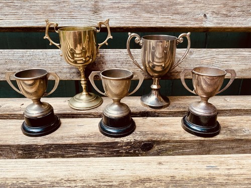 Silver trophy vintage - silver,
