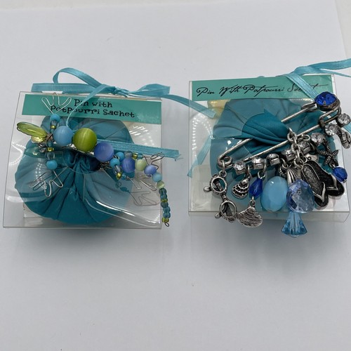 Pin with potpourri sachet - potpourri,