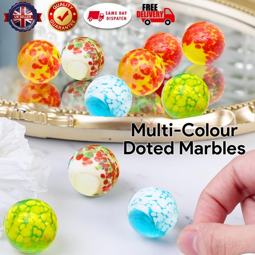 10x large jumbo glass marbles - jumbo,