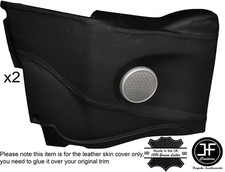 BLACK STICH 2X REAR DOOR CARD