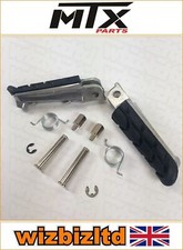 Honda CBR 1100 XX Blackbird 1999-2007 [MTX Front Black Rubber Footrests]