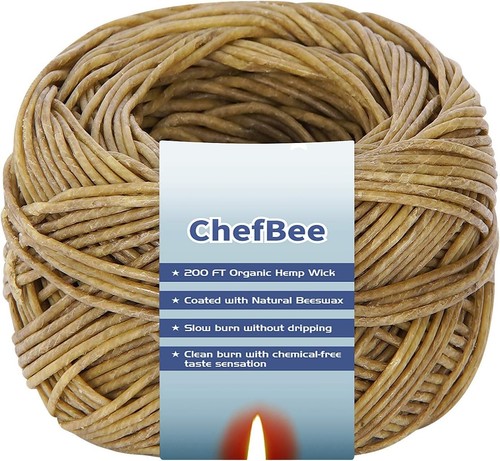 200 100 organic hemp wick - ft, 100%