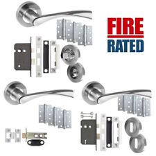 Astrid Chrome Door Handle Fire
