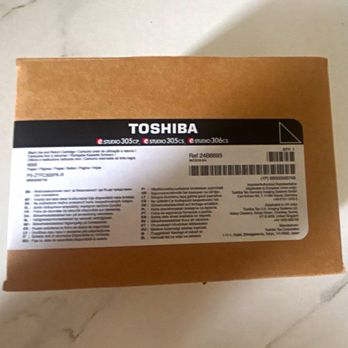 Toshiba black toner cartridge - toshiba,