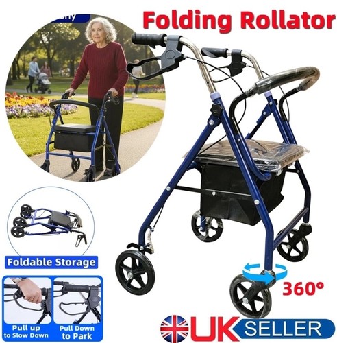 Foldable lightweight rollator - foldable,