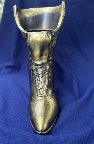 Vintage brass victorian boot - brass,, victorian,