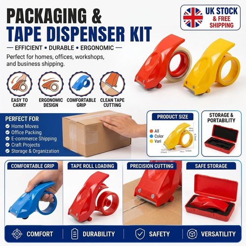 Handheld tape dispenser - dispenser, heavy
