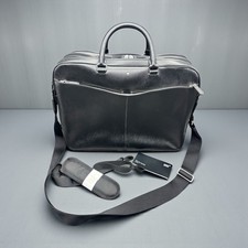 Montblanc Sartorial Large Document Black Leather Case #130090 Nice!