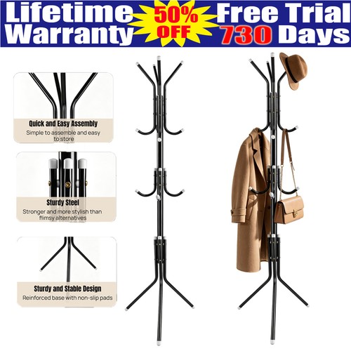 Metal coat stand - metal,
