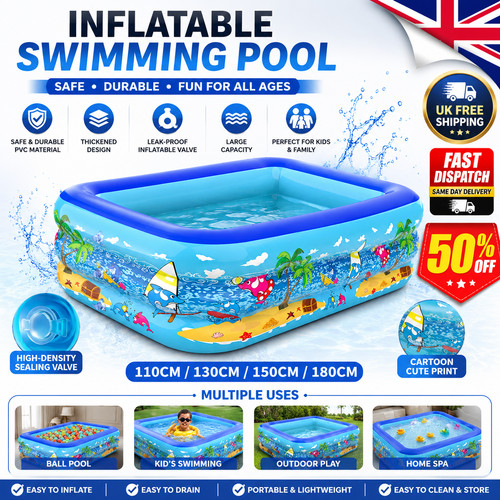 Large paddling pool inflatable - paddling,