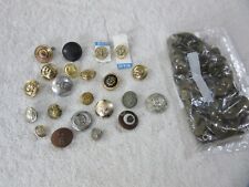 Job lot vintage buttons Irish Garda Siochana police Army, British Rail   (#29D)