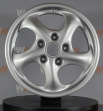 Genuine 17" x 7J ET55 Porsche 996 986 Turbo Twist 2 wheel P/N: 996.362.124.00