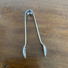 pretty pair of epns Alexander Clark old english pattern sugar nips