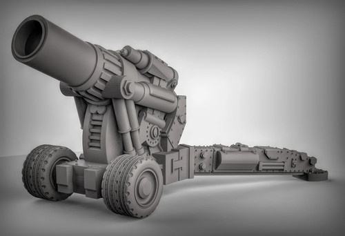 Siege artillery model tank - siege,