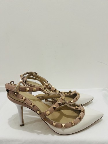 Womens white studded pointed - womens,