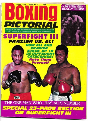 Boxing pictorial august 1975 - pictorial,