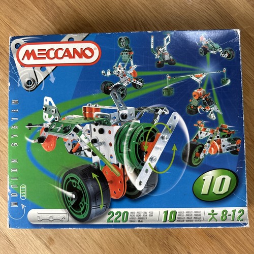 Meccano motion system building - meccano,