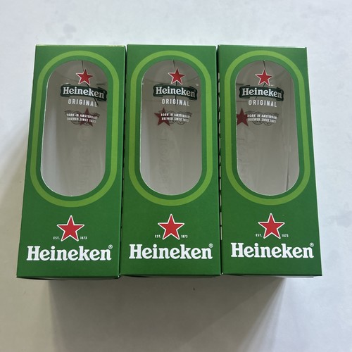 Heineken pint glasses boxed - heineken,