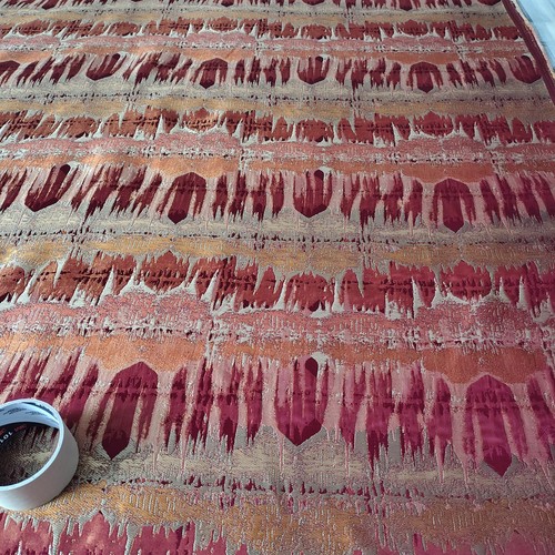 Sewing fabric inca - fabric, burnt