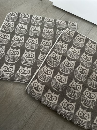 Textured cushion covers owl - 2,