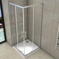 Corner entry shower enclosure - corner,
