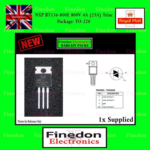 Nxp bt136 800e triac - nxp, bt136-800e