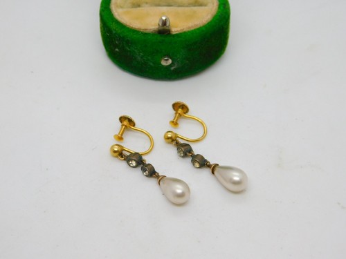9ct yellow gold - gold,, paste
