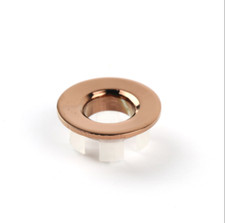 Bathroom Basin Sink Hole Overflow Cover Chrome Round Ring Washbasin Decoration