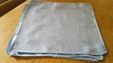 4 VINTAGE  IRISH ETAMINE LINEN NAPKINS