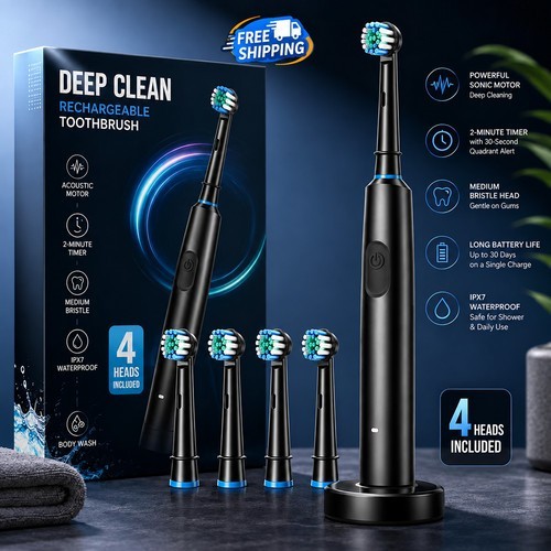 Sonic electric toothbrush - electric,