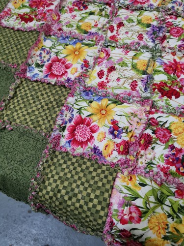 Handmade patchwork quilt - handmade, /