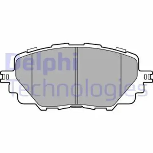 Brake pads low - low-metallic, lp3284