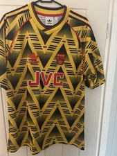 Arsenal 1993 Released Bruised Banana Football Shirt Mint Condition Medium