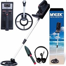 MYLEK Metal Detector Kit Height Adjustable With Waterproof Search Coil Detects