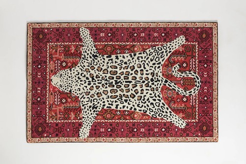 Octavia leopard red modern - red,
