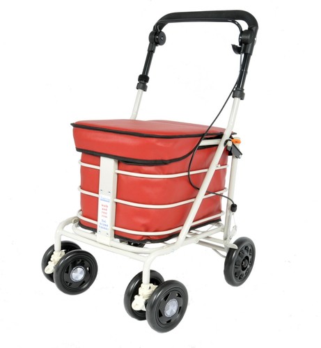 Shopping trolley with - shopping,