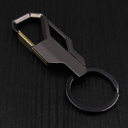 Men metal leather key - leather,