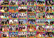1960s Music Bands Trading Cards (1 to 36) Beatles Monkees Stones Supremes Who