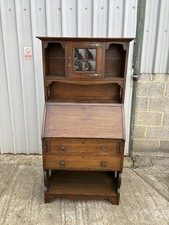 Arts & Crafts Oak students Bureau / Desk / Cabinet - Vintage - WE DELIVER