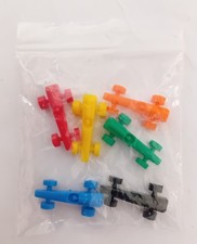 6 X PLASTIC RACING CARS ONLY =