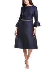 Reem Acra Bell Sleeve A-Line Cocktail Dress Women's  10