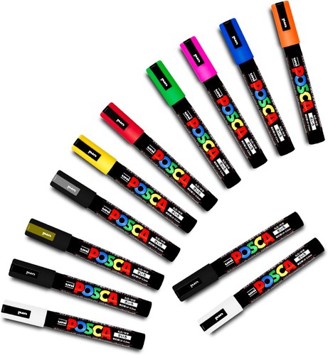 Posca paint marker pens - posca,