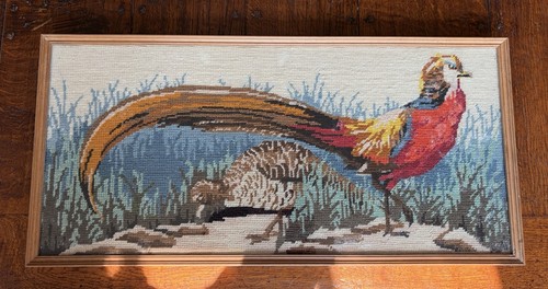 Vintage golden pheasant - golden,