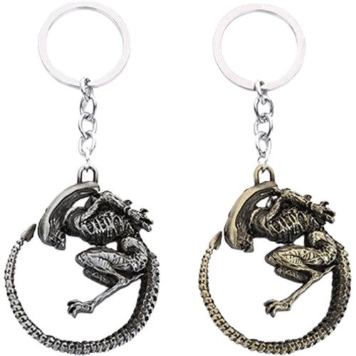 Alien xenomorph metal keychain - xenomorph,