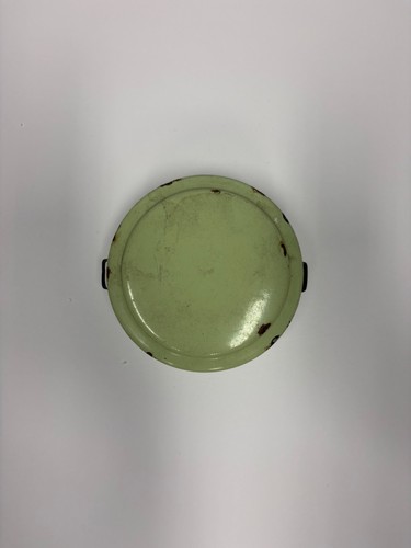 Vintage mint green enamelware - green,
