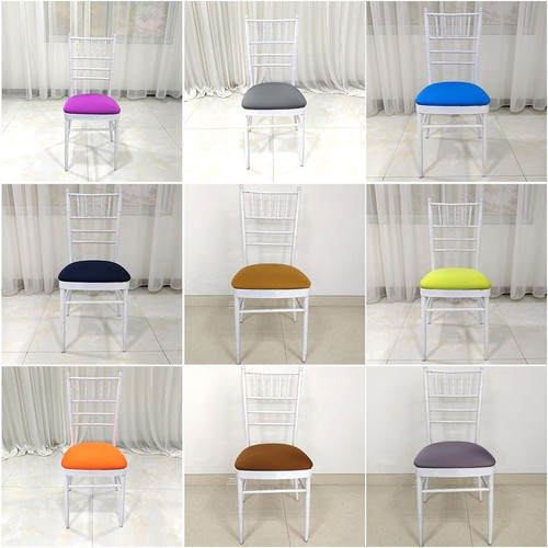 Blue chair seat covers spandex - chair,