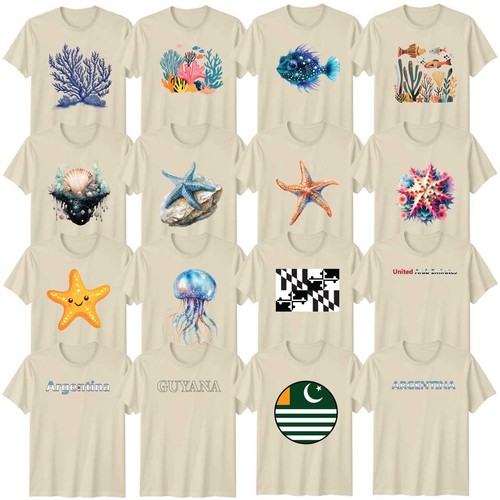 Sea life patriotic adult - life,