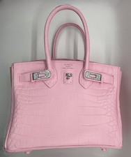 Vase, Faux Hermes Birkin Bag